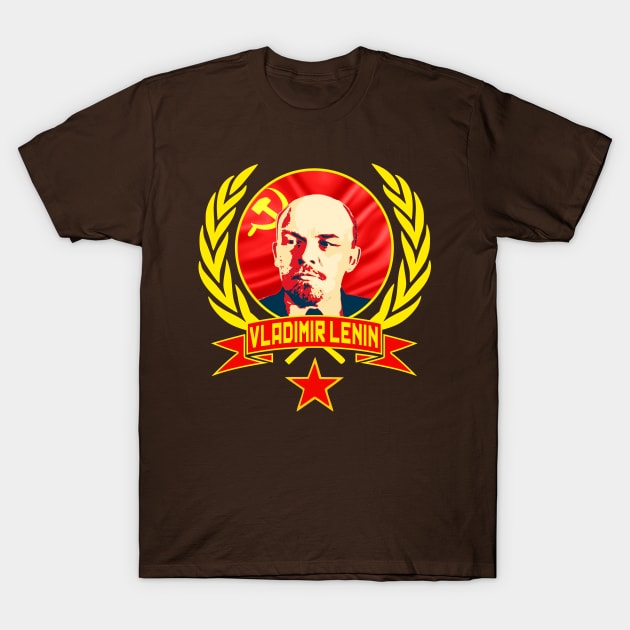 Vladimir Lenin T-Shirt by Nerd_art